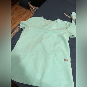 Fresh aqua set small top xs bottom